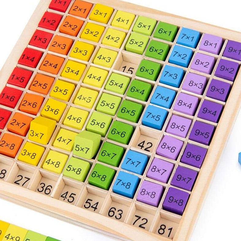 Montessori 99 Multiplication Table Teaching Aide Oliver & Company Toys