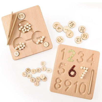 Montessori Beech Decomposition Board Oliver & Company Toys