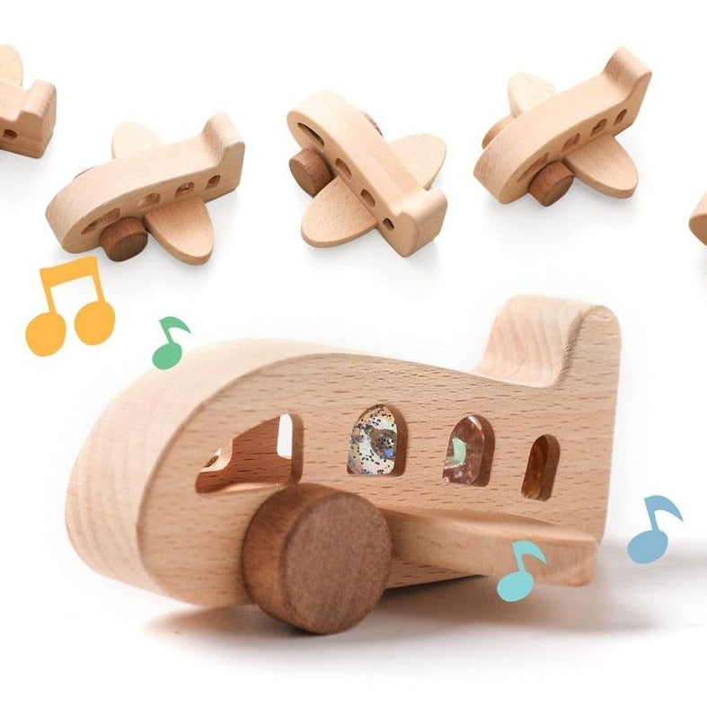 Montessori Handcrafted Wooden Plane Oliver & Company Toys