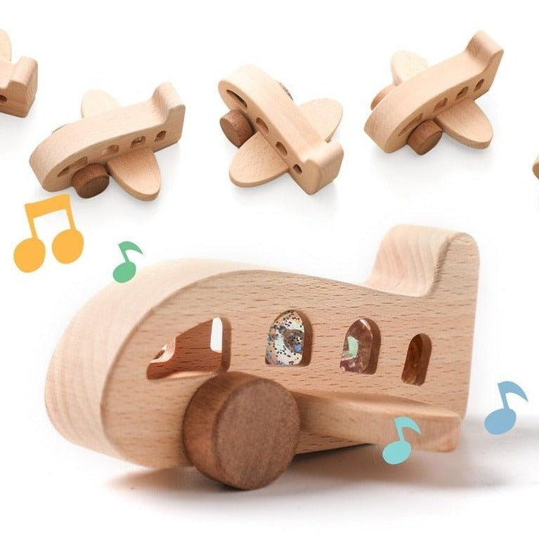 Montessori Handcrafted Wooden Plane Oliver & Company Toys