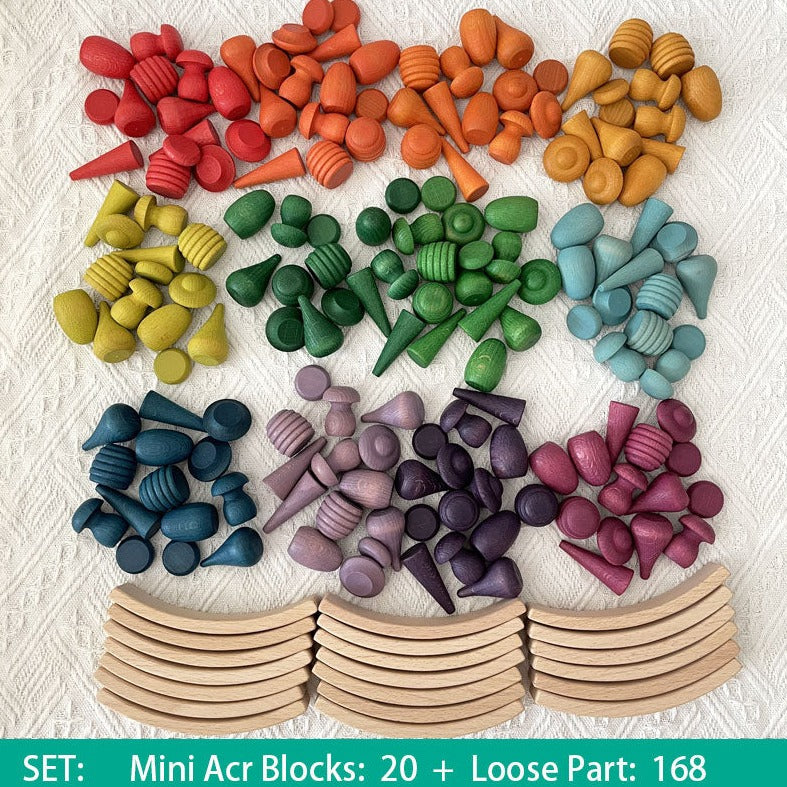Montessori Mandala Loose Parts & Arch Sets Oliver & Company Toys