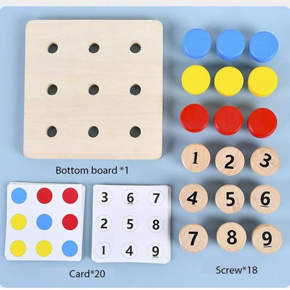 Montessori Memory Challenge Matching Game