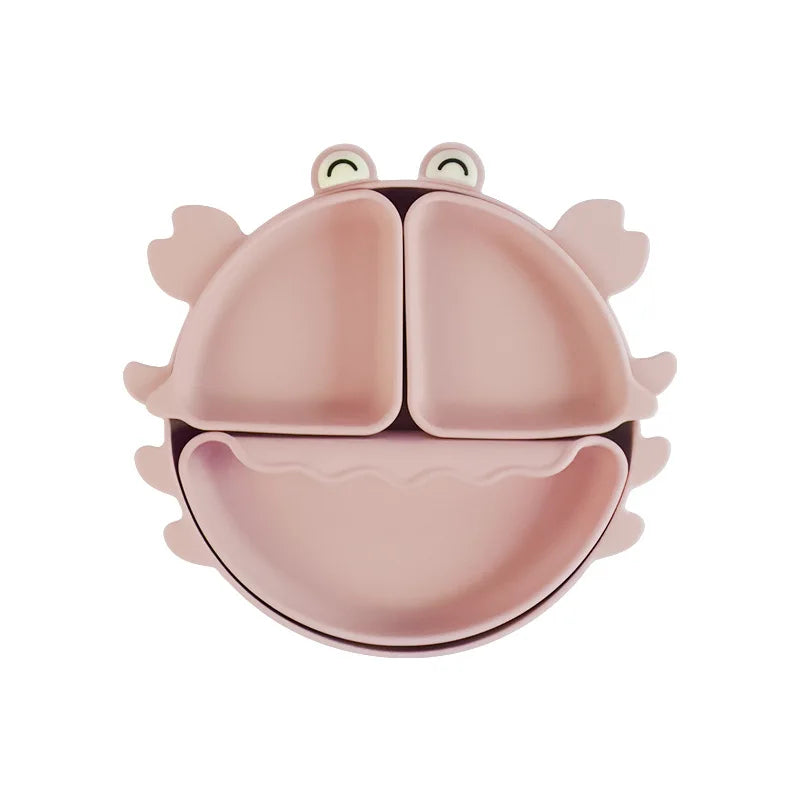 Pink crab divided suction plate