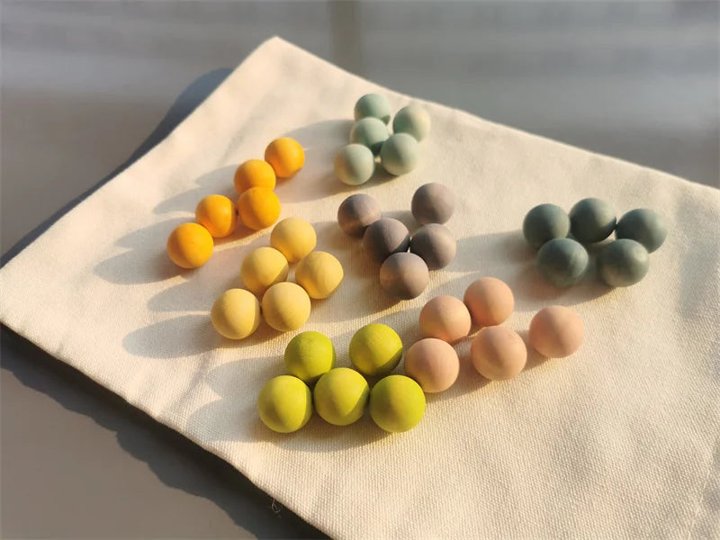 Music Sounding Trees and Marble Run with Balls | Oliver & Company Montessori Toys