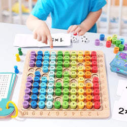 Multiplication Board Game | Oliver & Company Montessori Toys