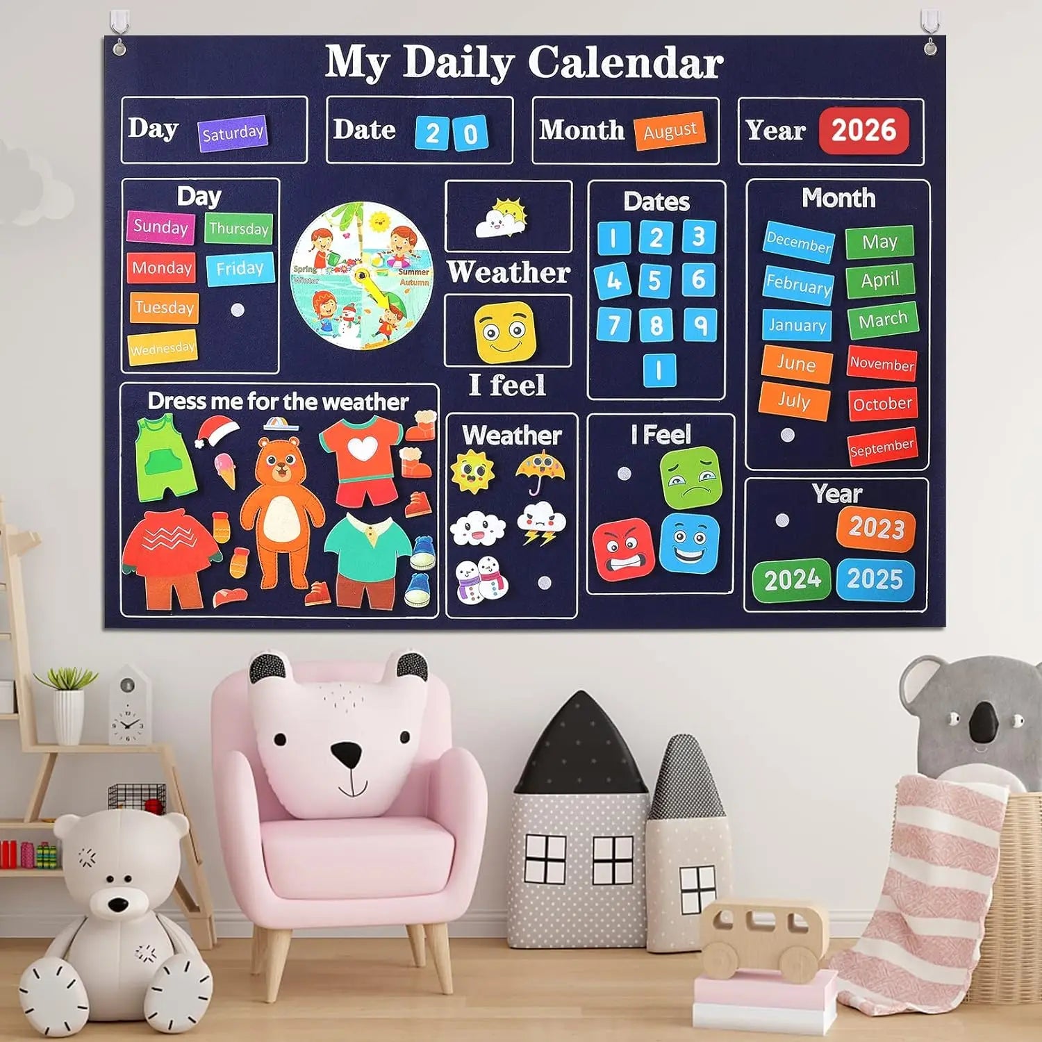 Felt Story Board for Kids – Themed Storytelling Set – Oliver & Company