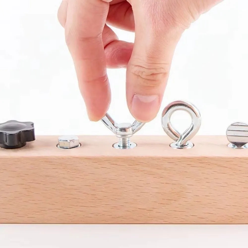 Wooden Screw & Bolt Toy