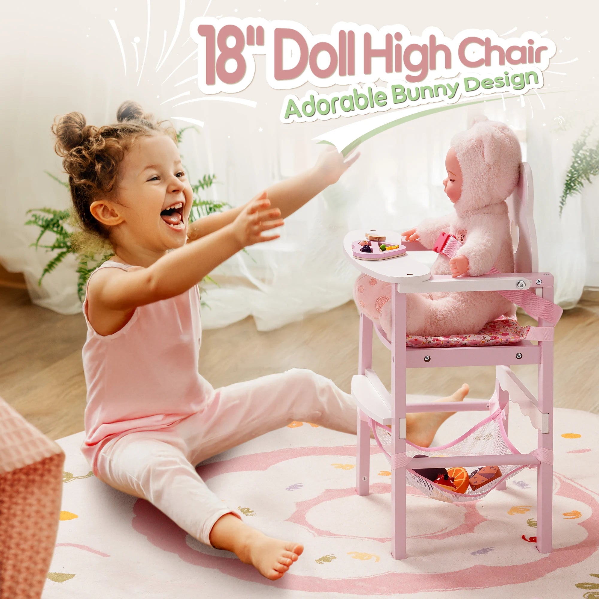 Bunny Doll Highchair