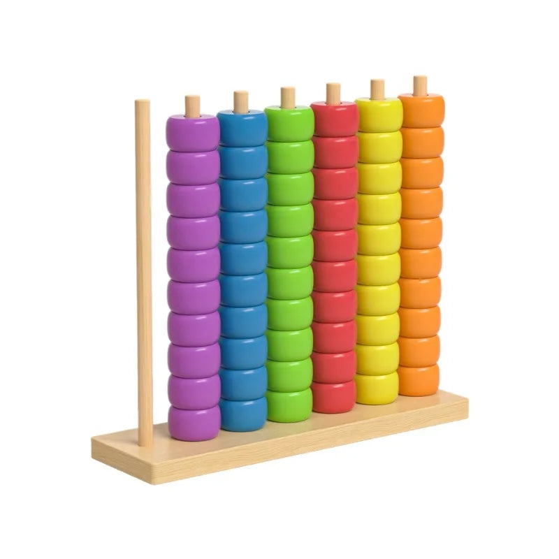 Wooden Rainbow Abacus