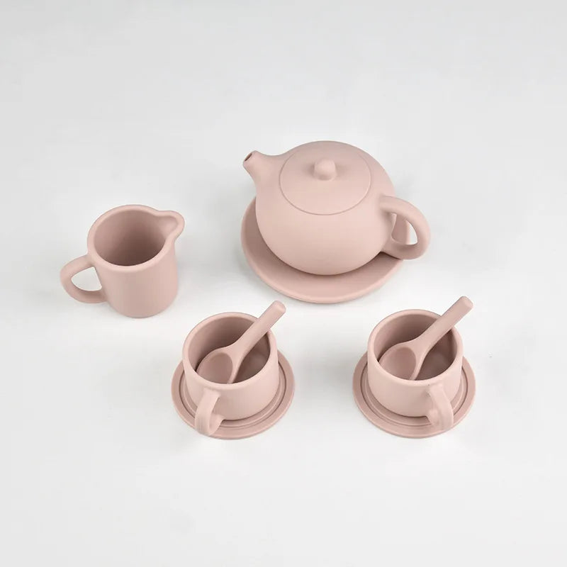 Silicone Tea Party Set for Kids | Oliver Montessori Toys