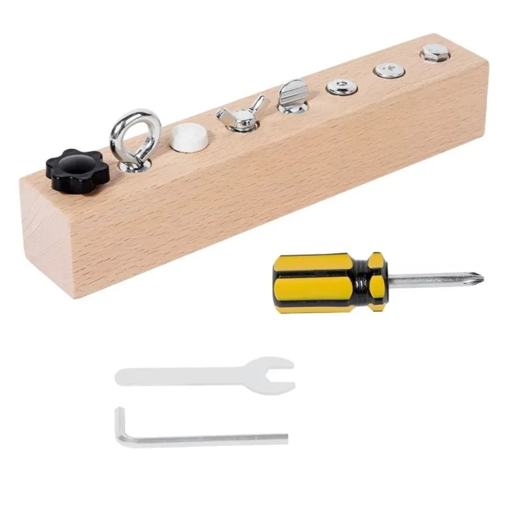Wooden Screw & Bolt Toy