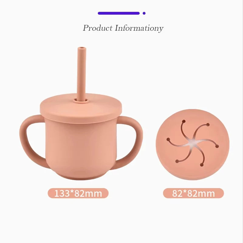 Cup 13.3 x 8.2cm with 8.2cm snack lid