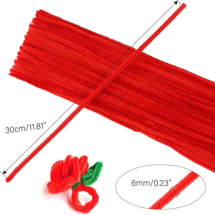 400pcs Chenille Pipe Cleaners - Arts & Crafts | Oliver Montessori