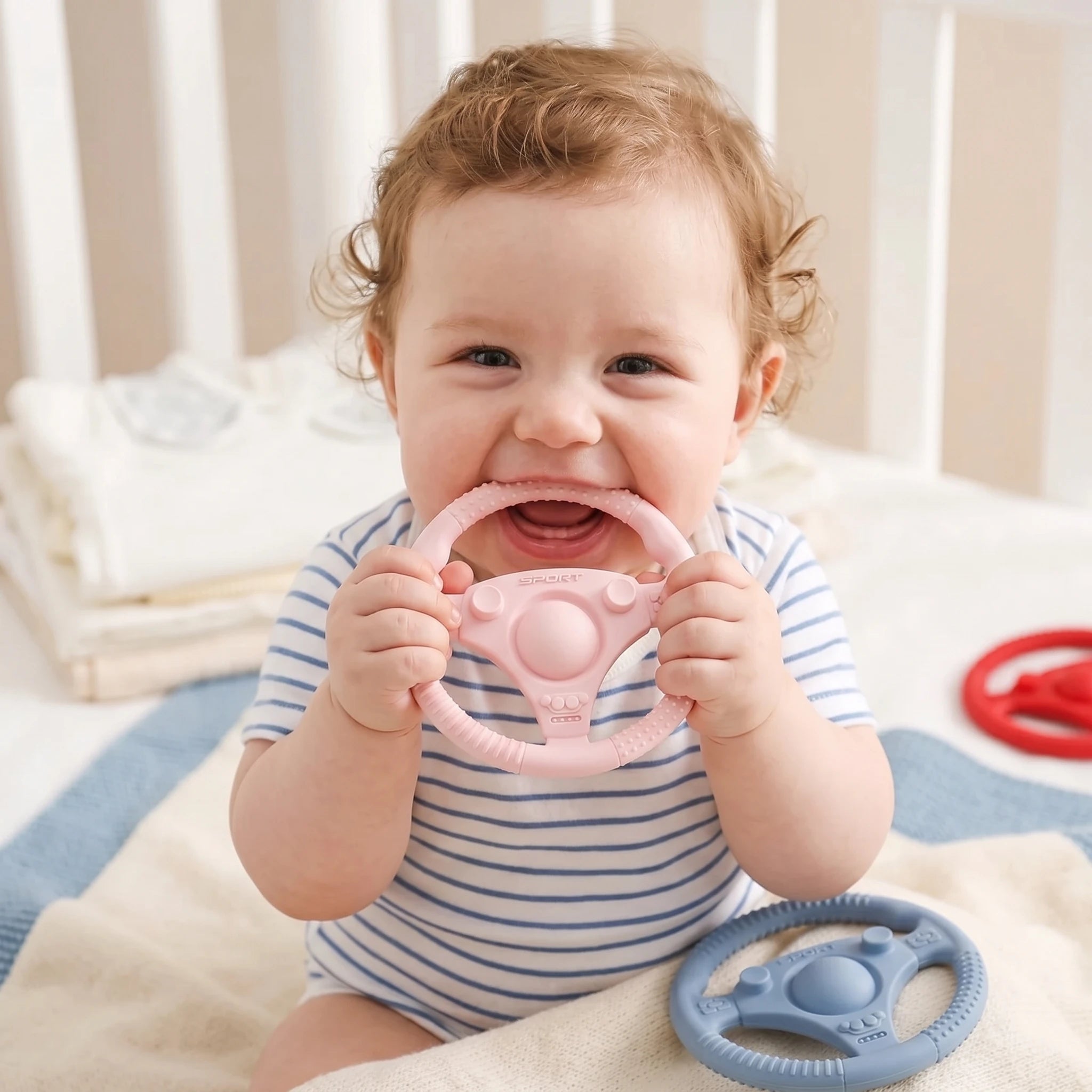 Steering Wheel Silicone Teether