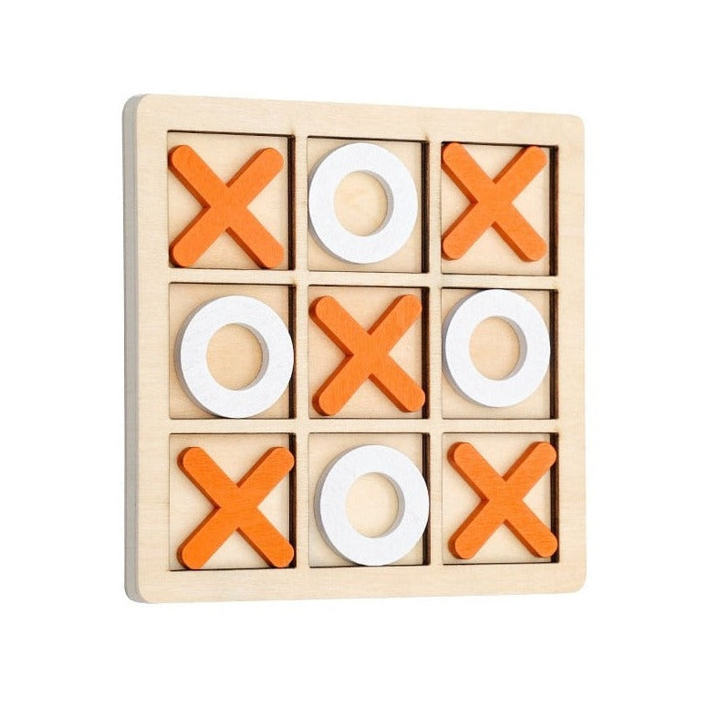 Montessori Wooden Mini Tic Tac Toe Game