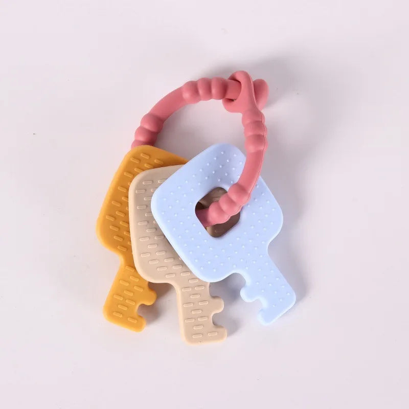 Silicone Key Teether Ring