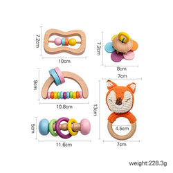 Wooden Baby Rattle Gift Sets | Oliver Montessori