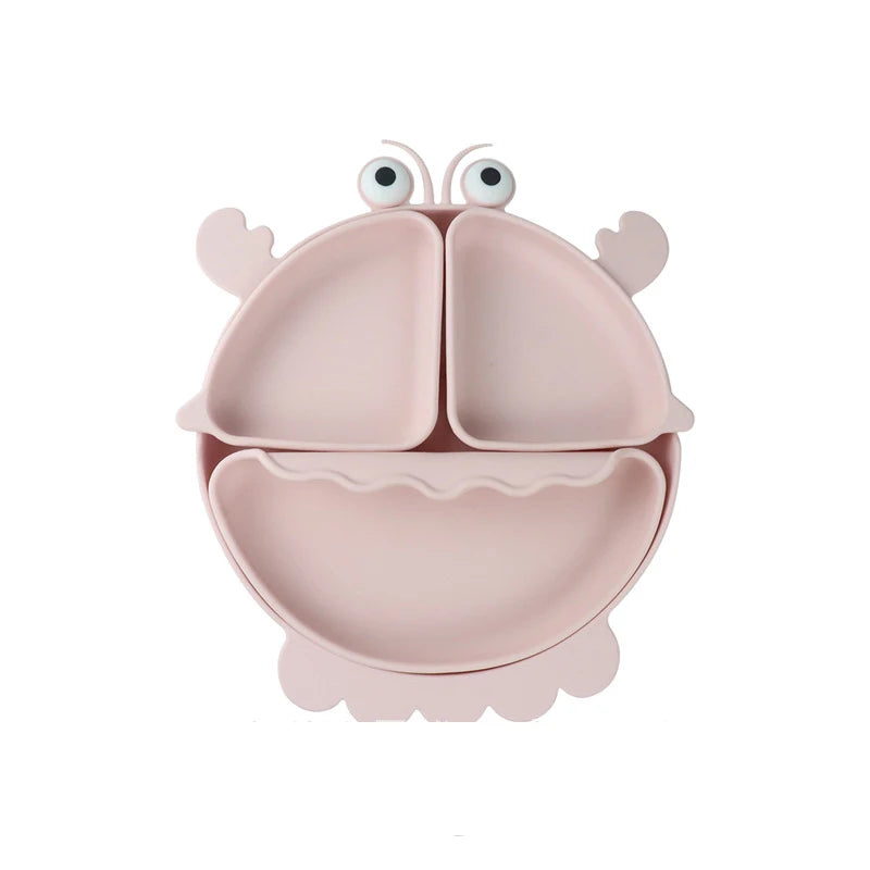 Pink lobster divided suction plate
