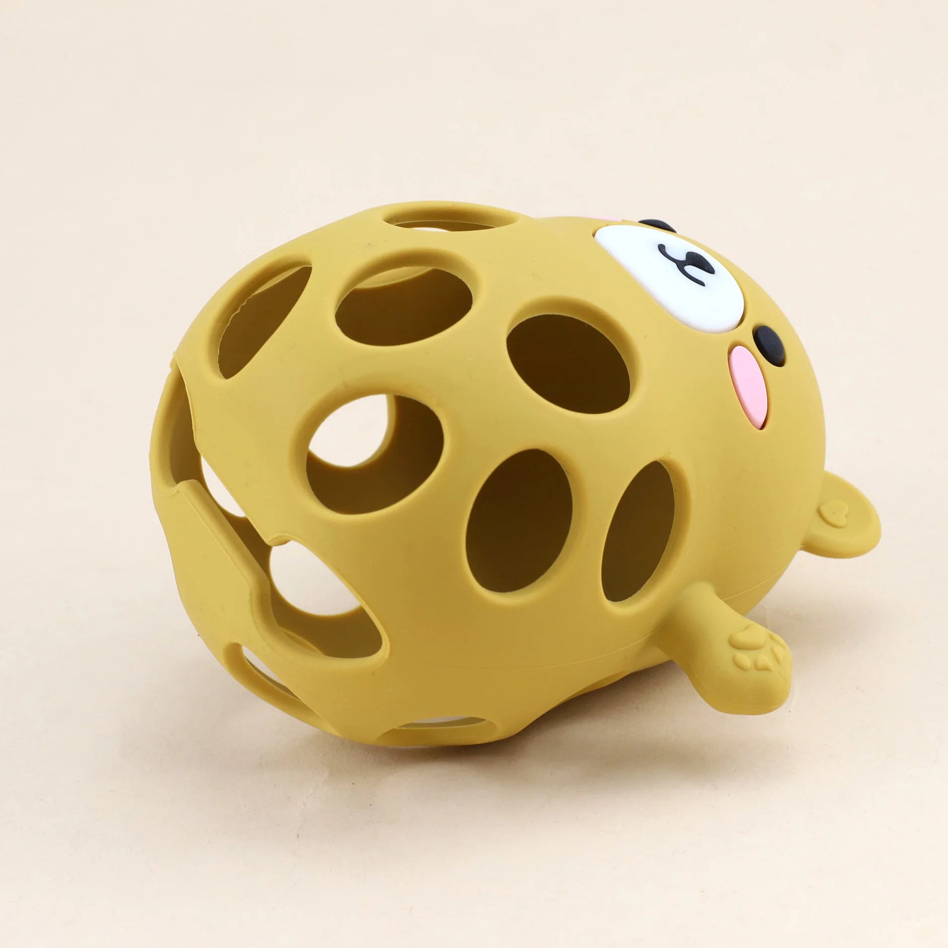 Bear Silicone Teether Ball