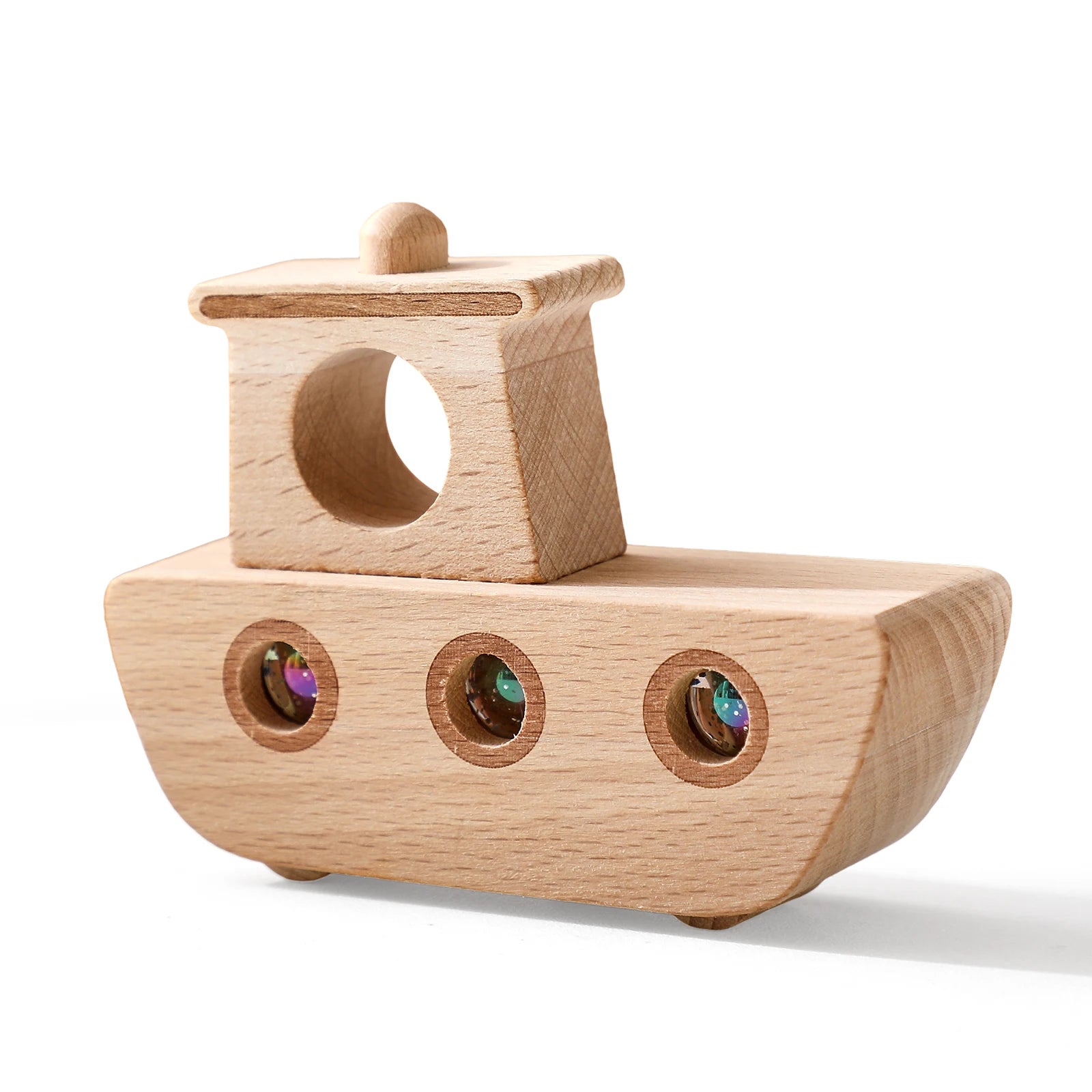 Roller Ball Boat Toy | Oliver & Company Montessori Toys