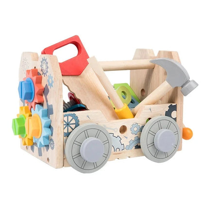 Montessori 3-in-1 Tool Table Toy | Oliver Montessori Toys