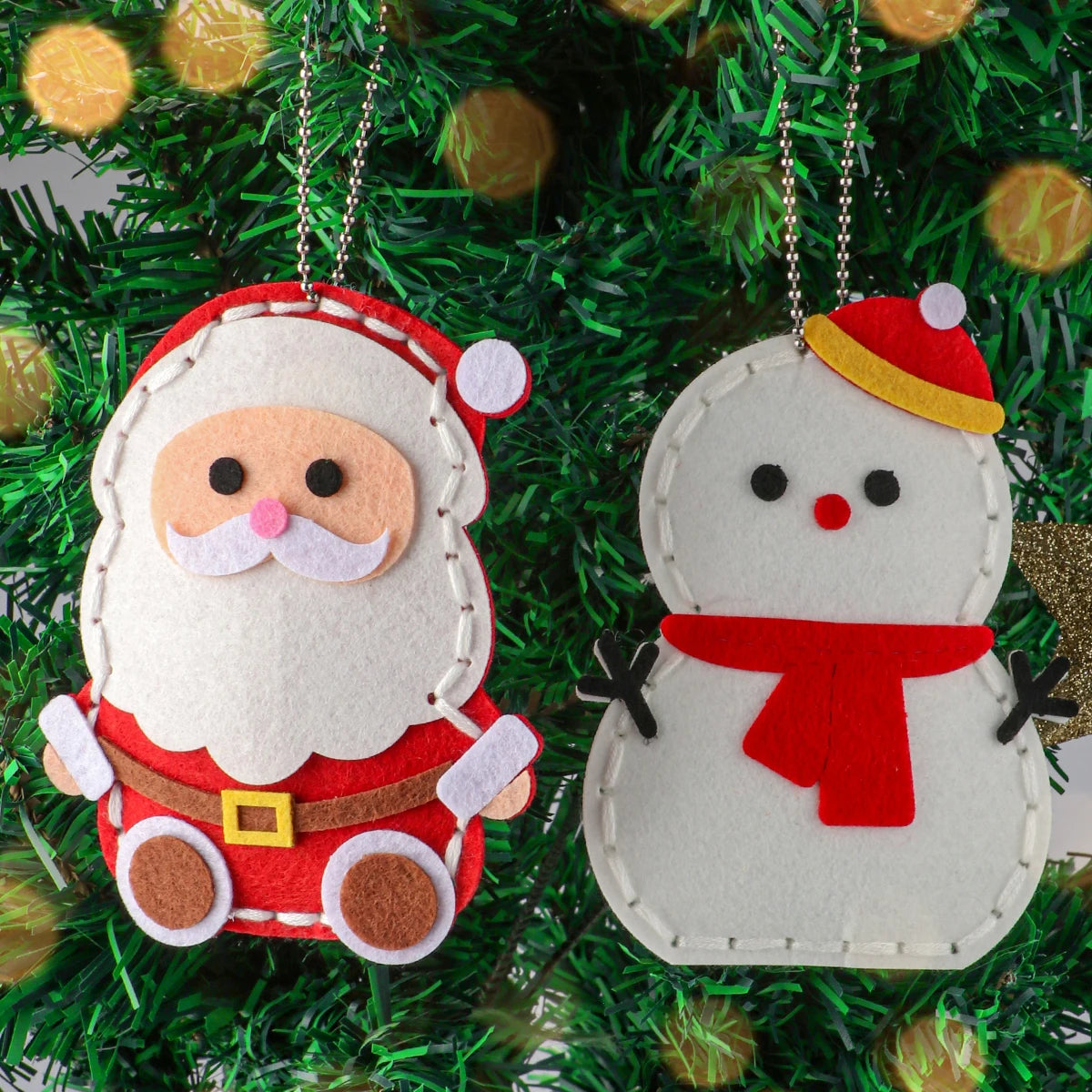 Christmas Felt Sewing Kit | Oliver Montessori Toys