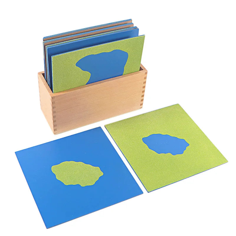 Montessori Land and Water Forms Wooden Geography Material