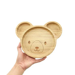 Baby Wooden Dinner Plate | Oliver & Company Montessori Toys