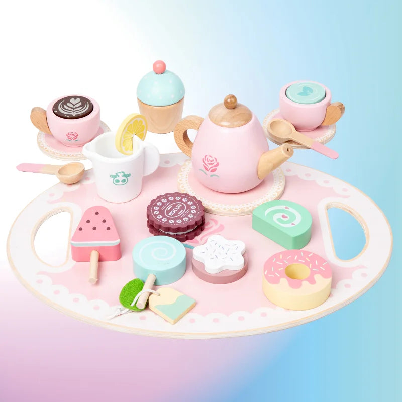 Wooden Tea Party Set - Oliver & Company