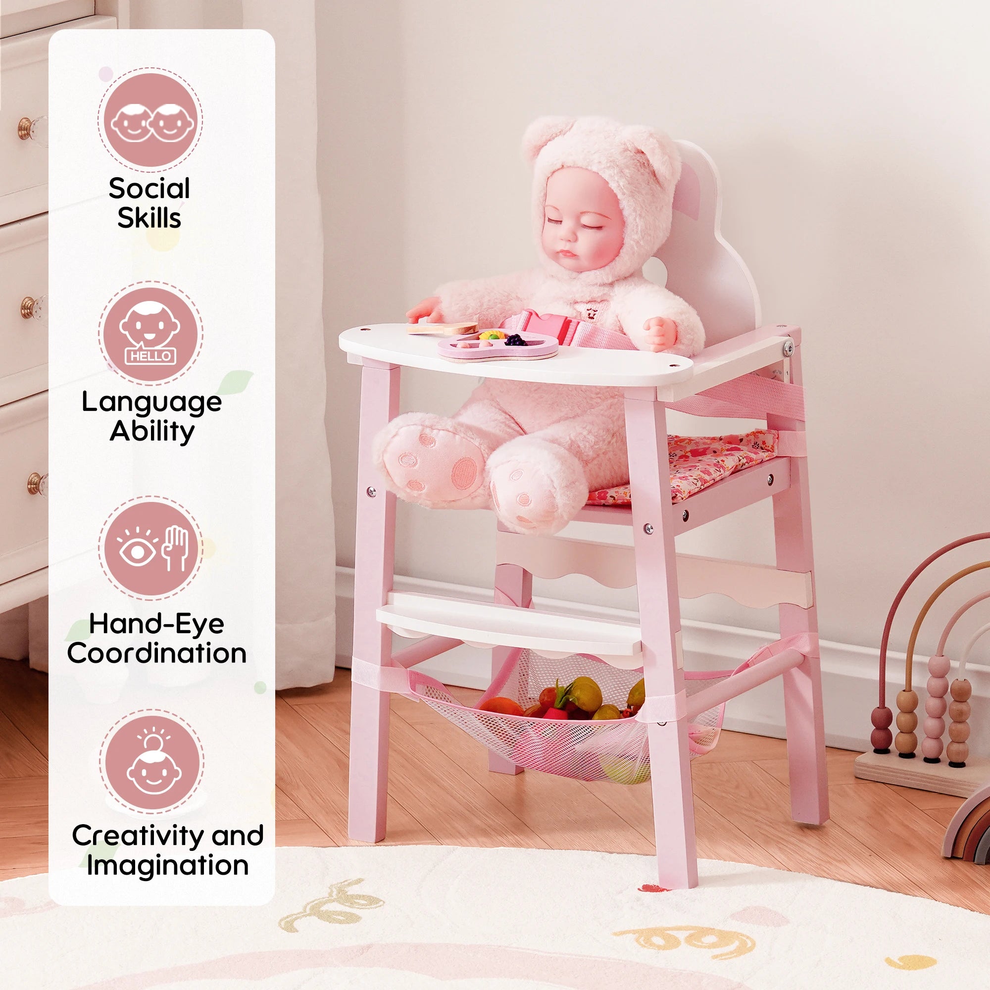 Bunny Doll Highchair