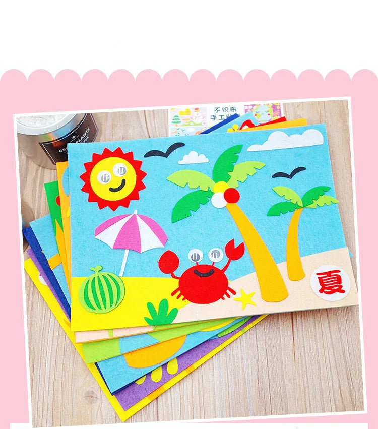 40 Pcs DIY Colorful Fabric Cloth Set | Oliver Montessori Toys