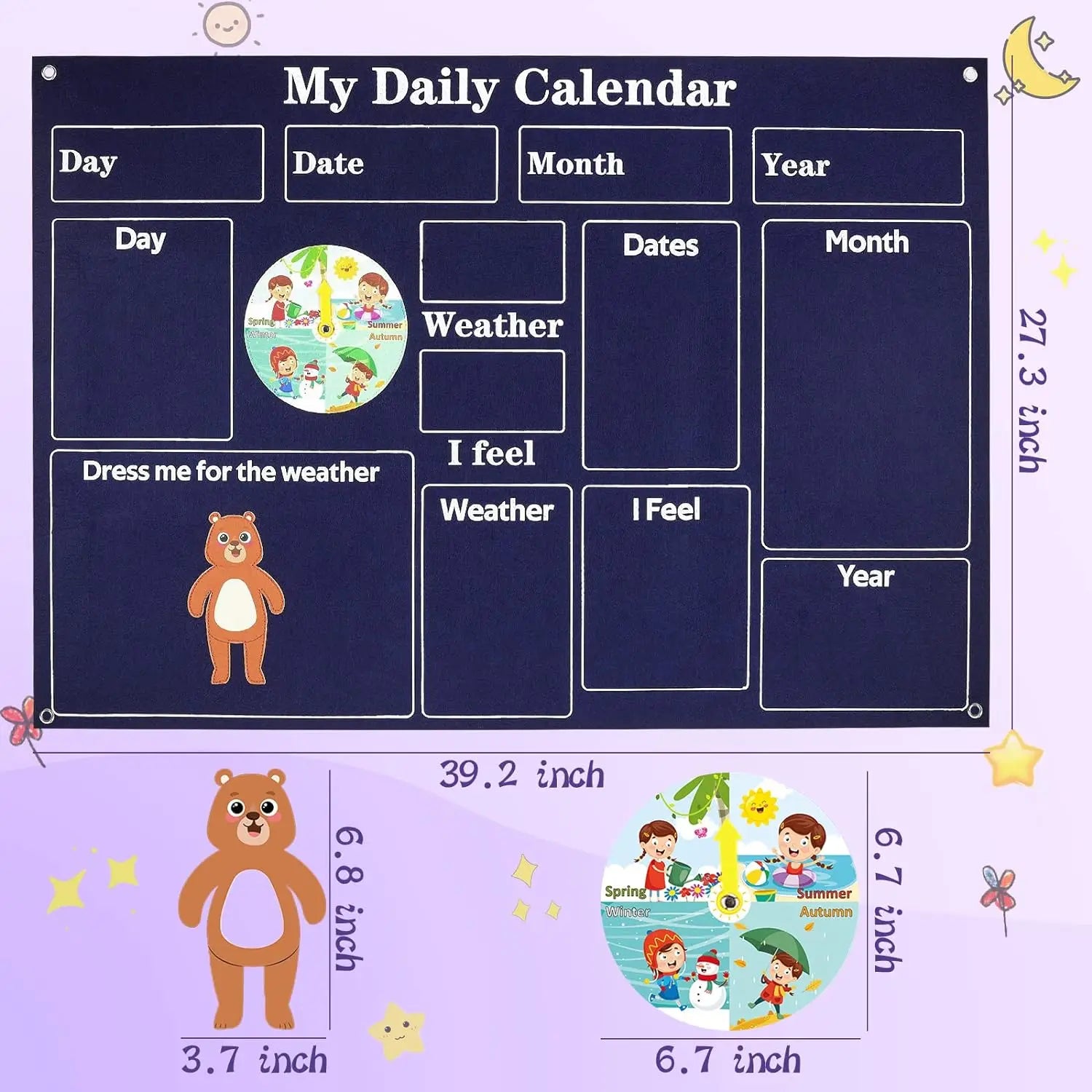 Felt Story Board for Kids – Themed Storytelling Set – Oliver & Company