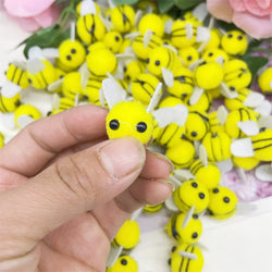 Yellow Pompom Bees DIY Toy Craft Supplies | Oliver Montessori