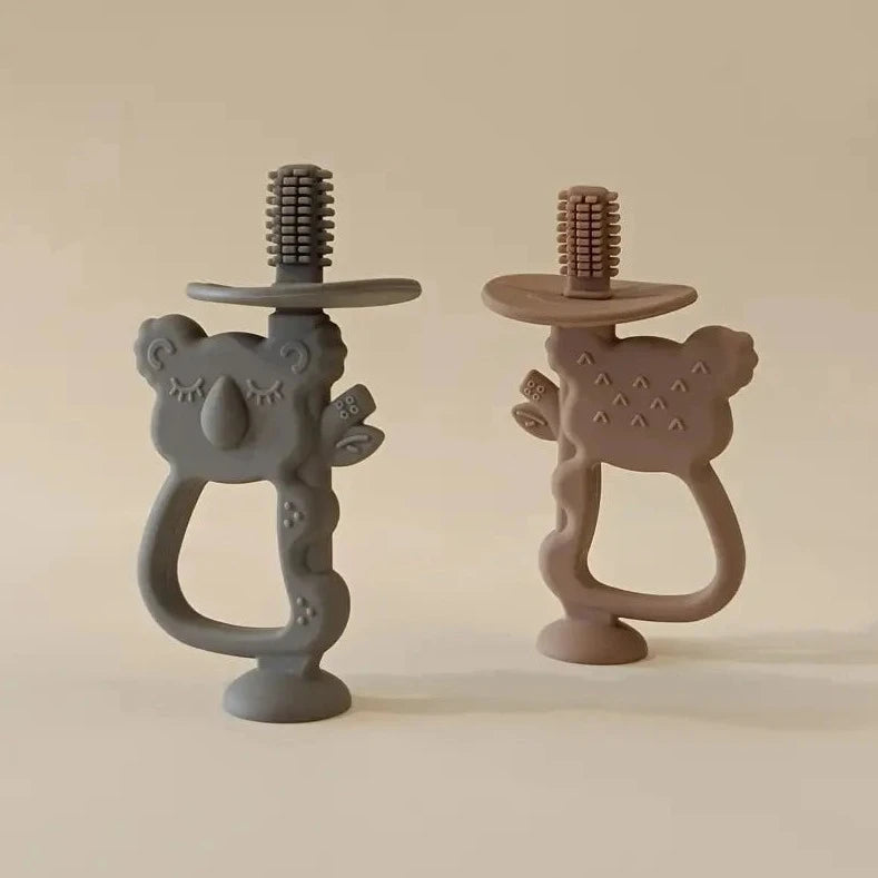 Baby Silicone Training Teether/Toothbrush | Koala Design