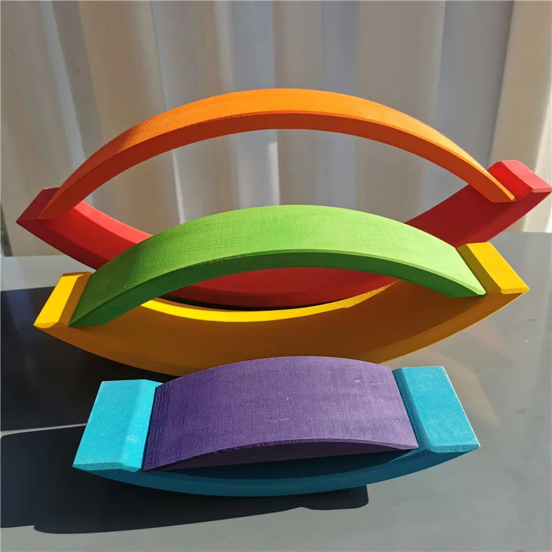 Wooden Elemental Stacking Toys