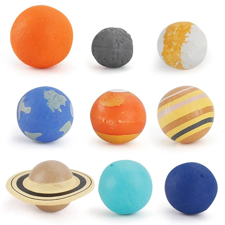 Solar system planet figures