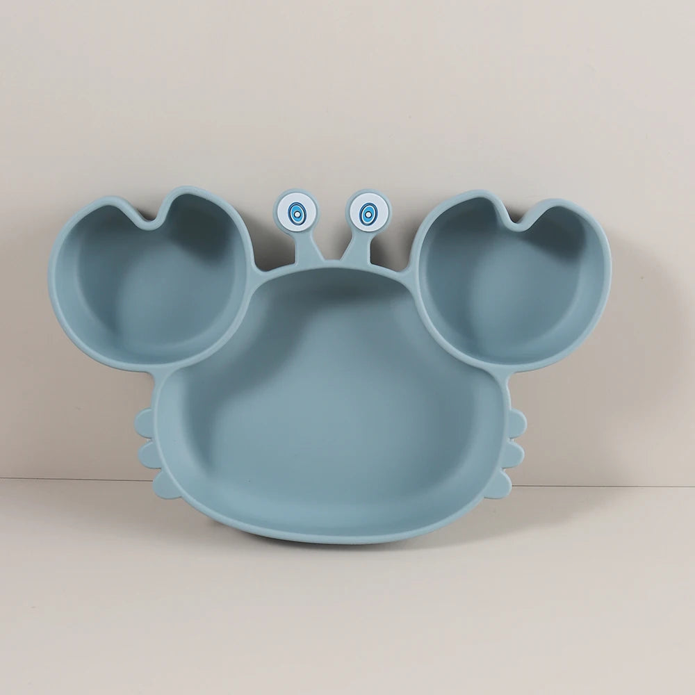Silicone Crab Suction Plate | Oliver & Company Montessori Toys