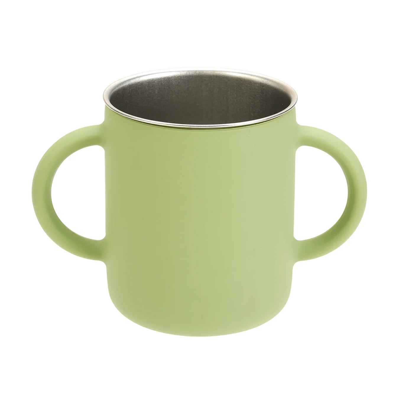 2-in-1 Silicone Baby Cup with Detachable Stainless-Steel Inner | Oliver & Company Montessori Toys