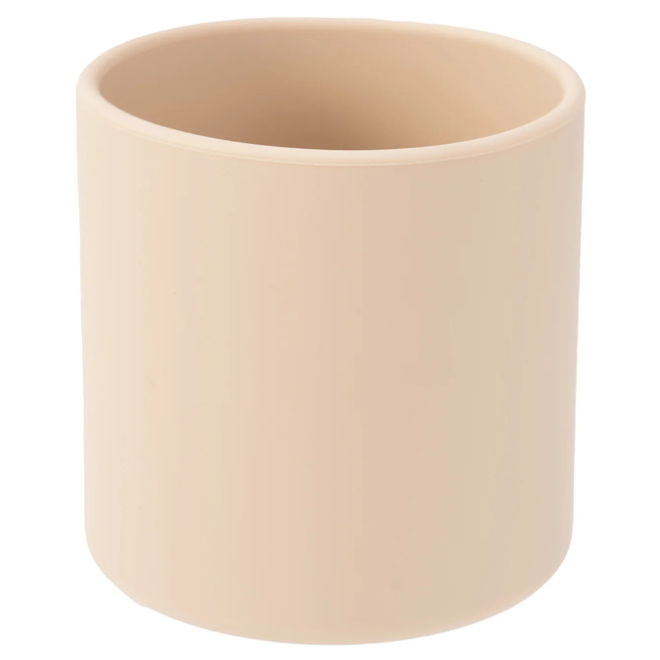 Silicone open training cup in Beach Sand