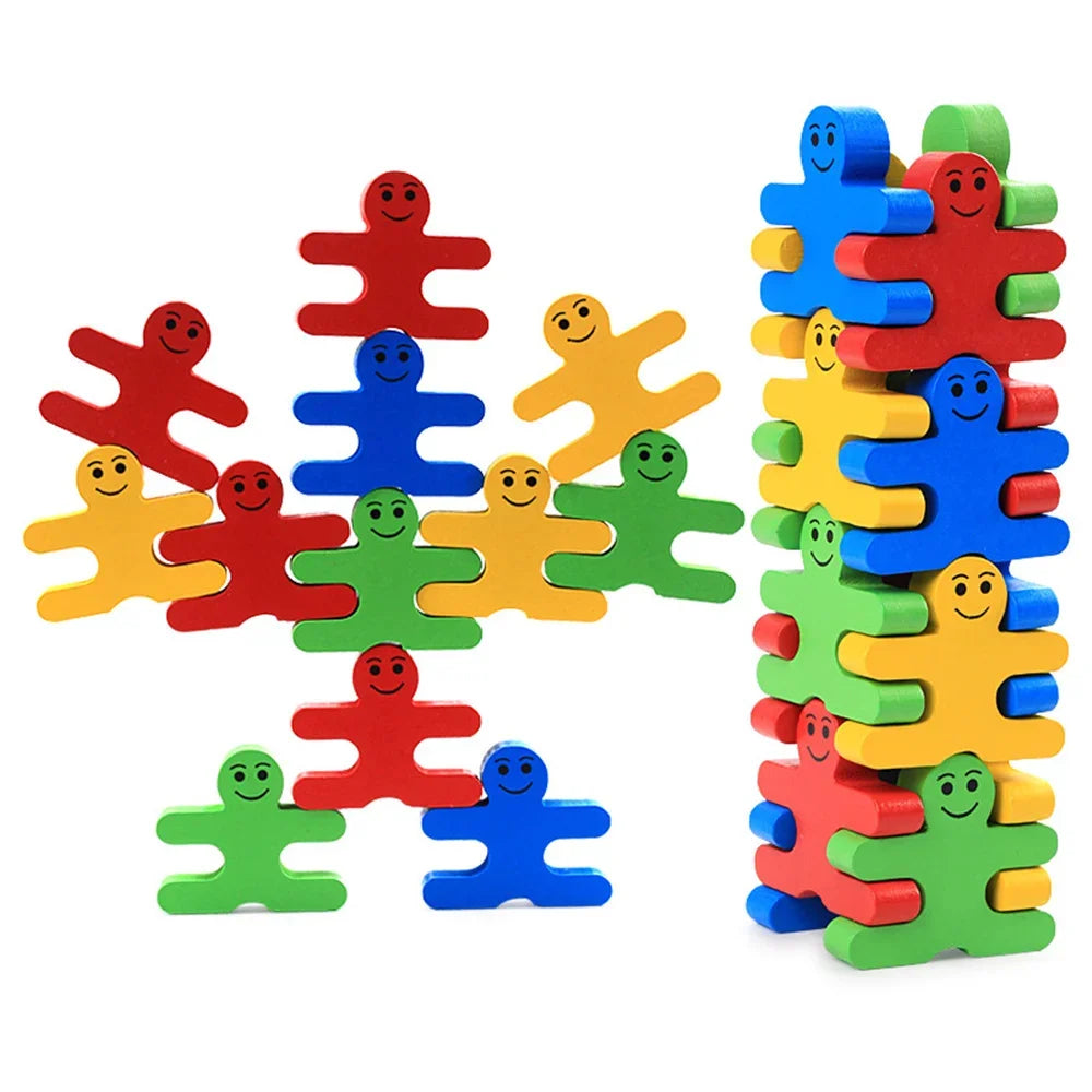 Wooden Interlocking Building Blocks | Oliver Montessori