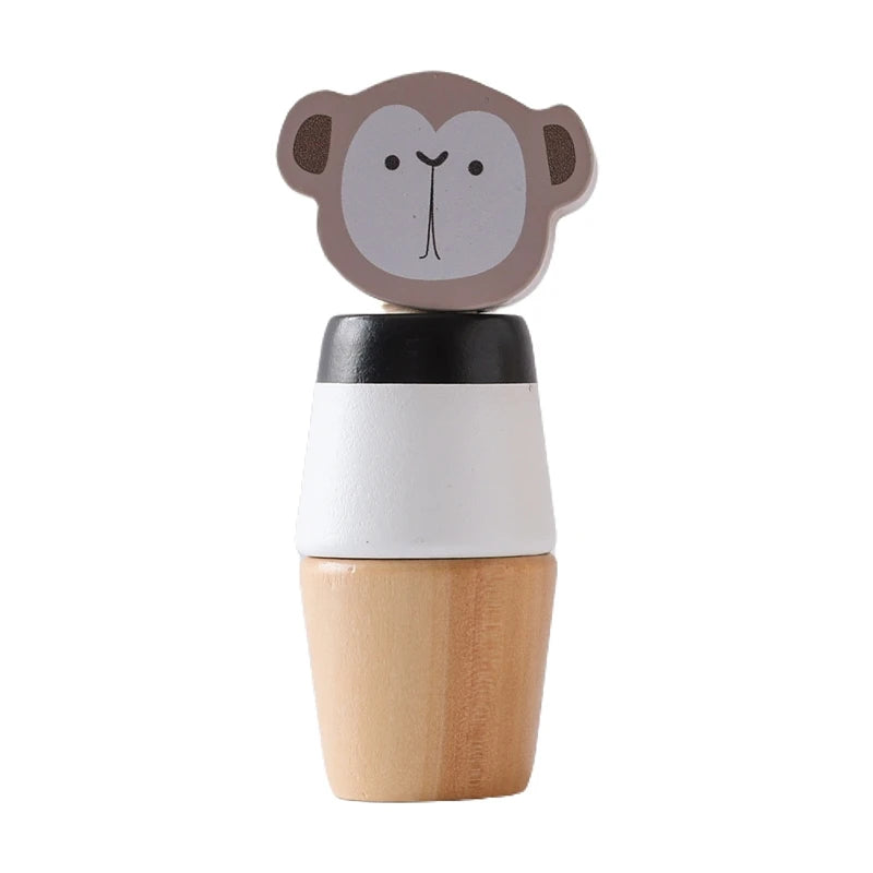 Wooden Animal Screw Toy | Oliver and Company Montessori Toys