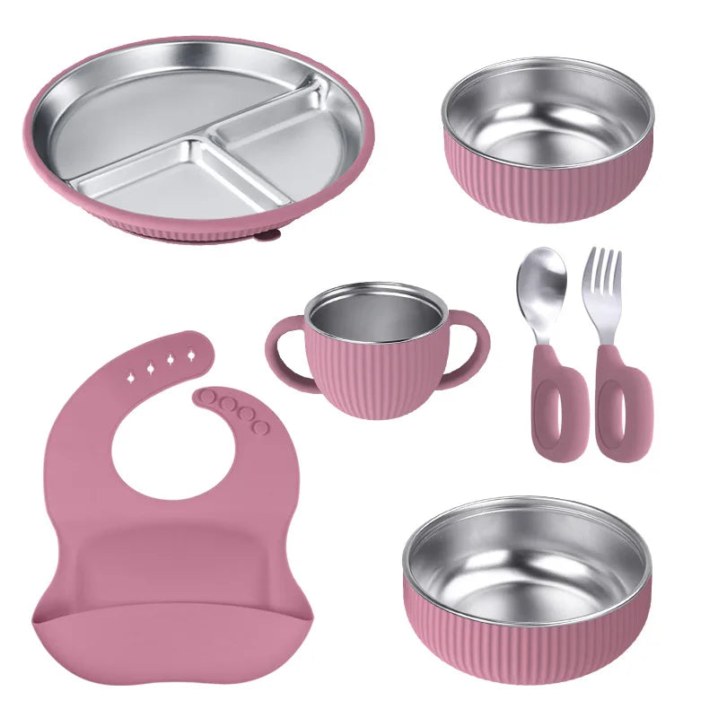 Stainless Steel Baby Feeding Set