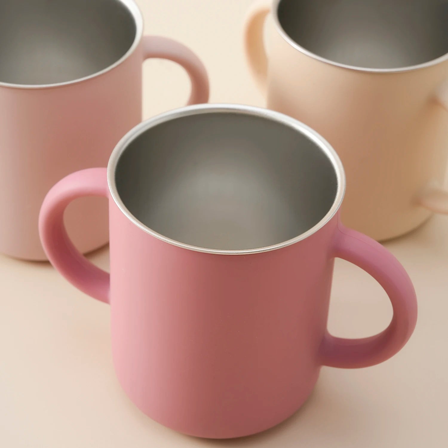 2-in-1 Silicone Baby Cup with Detachable Stainless-Steel Inner | Oliver & Company Montessori Toys