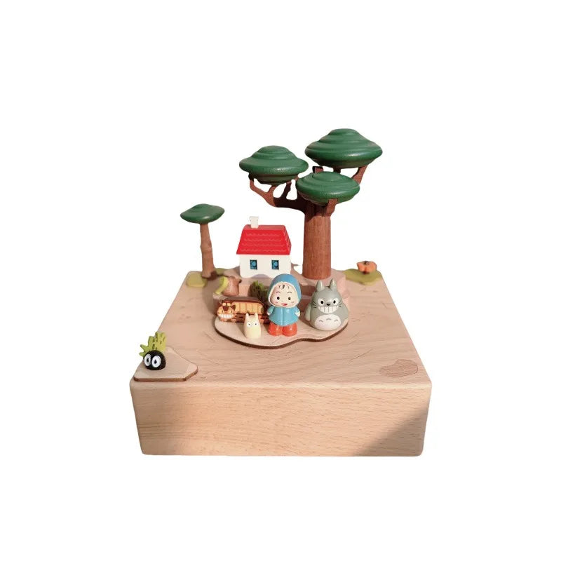 Wooden Carousel Music Box – Wind-Up Gift for Kids & Collectors | Oliver & Company Montessori Toys