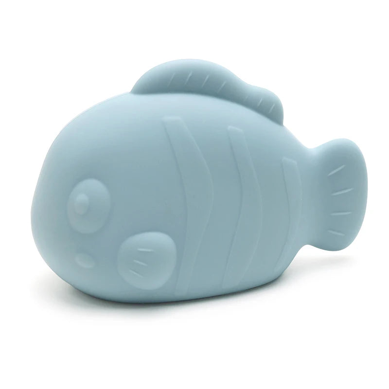 Silicone Fish Bath Toy – Squeeze and Spray Water Toy for Babies