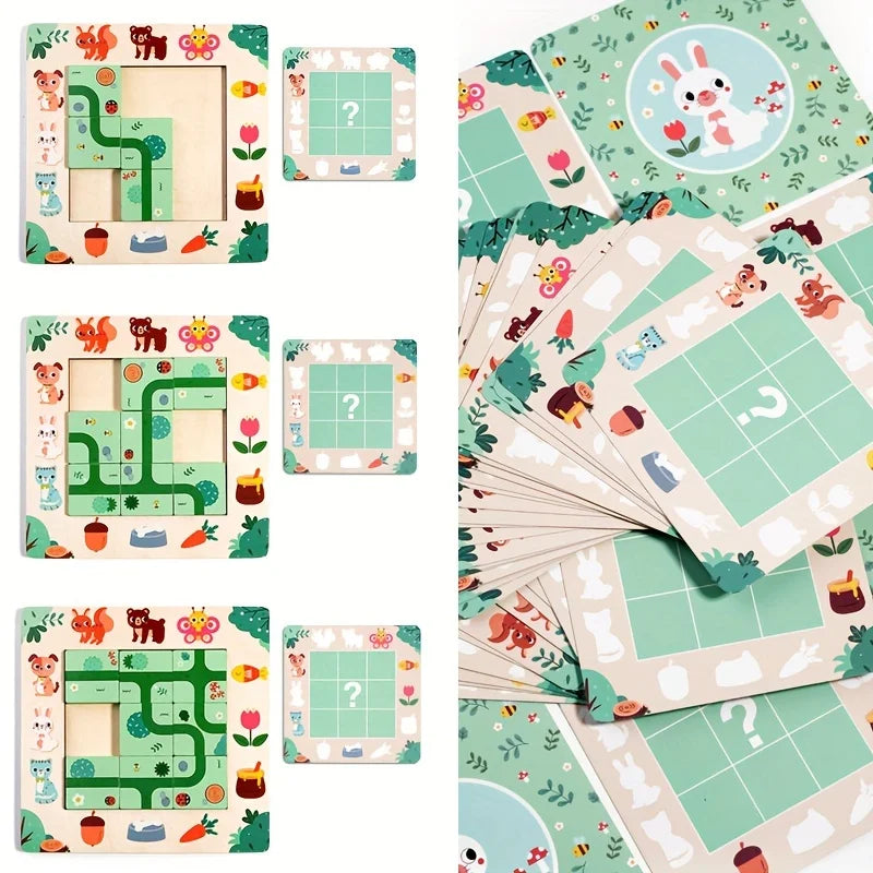 Wayfinding Puzzle for Kids – Montessori Logic Thinking Toy