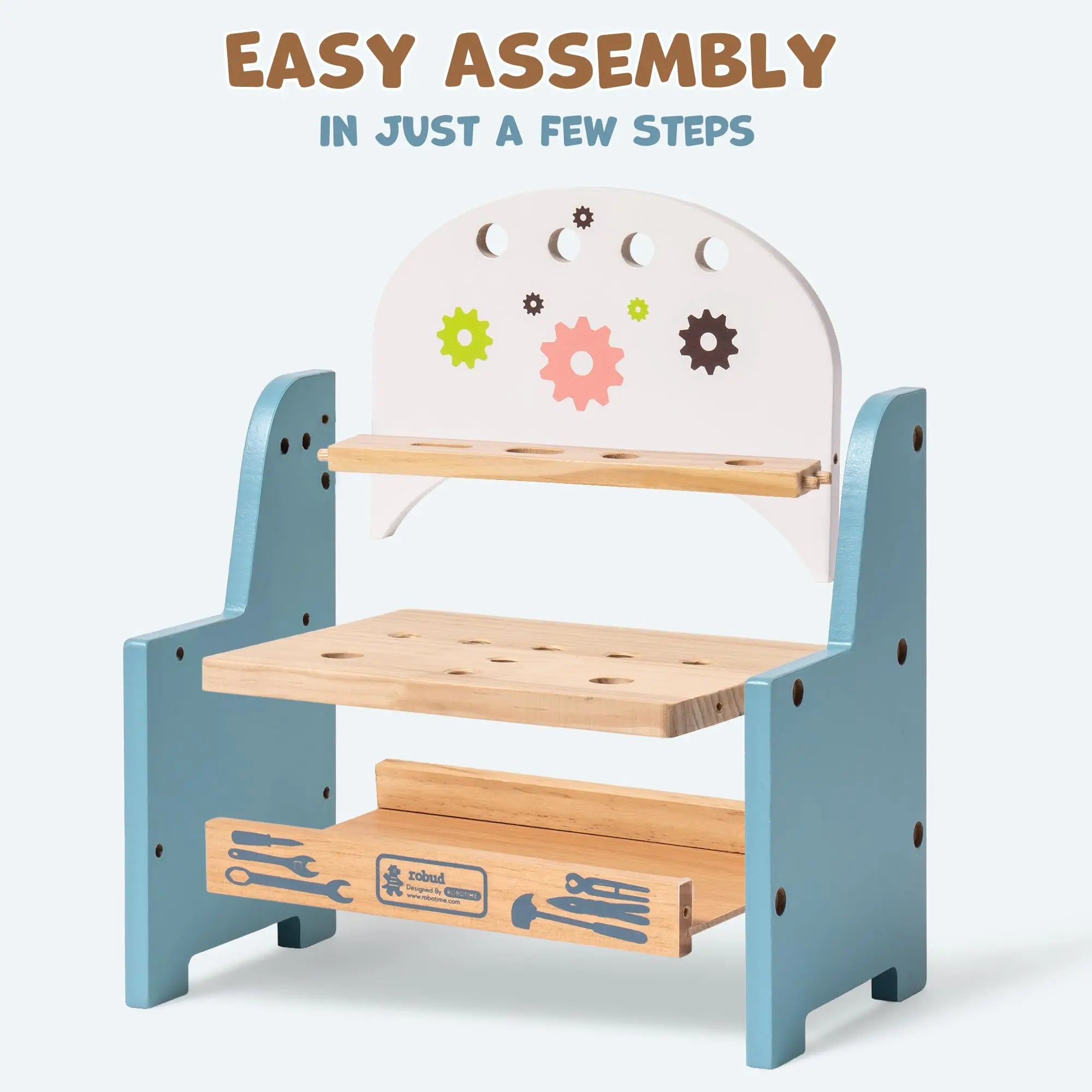 Mini Wooden Tool Bench Set