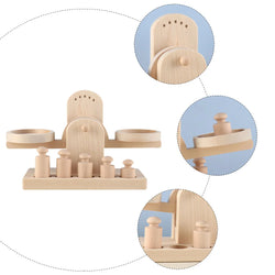 Wooden Balance Scale Toy | Oliver Montessori Toys