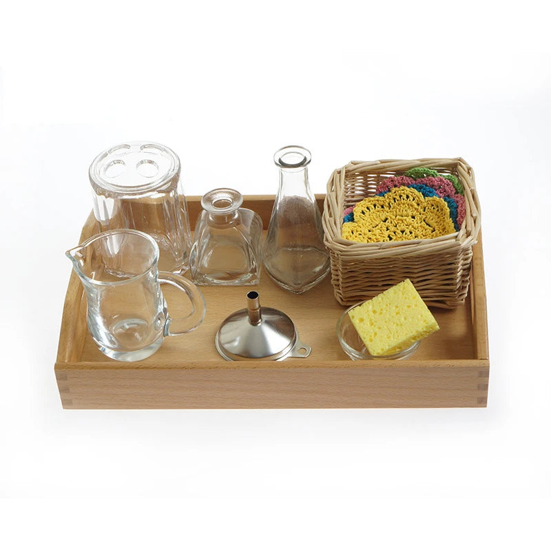 Montessori Flower Arranging Set Practical Life Activity for Toddlers