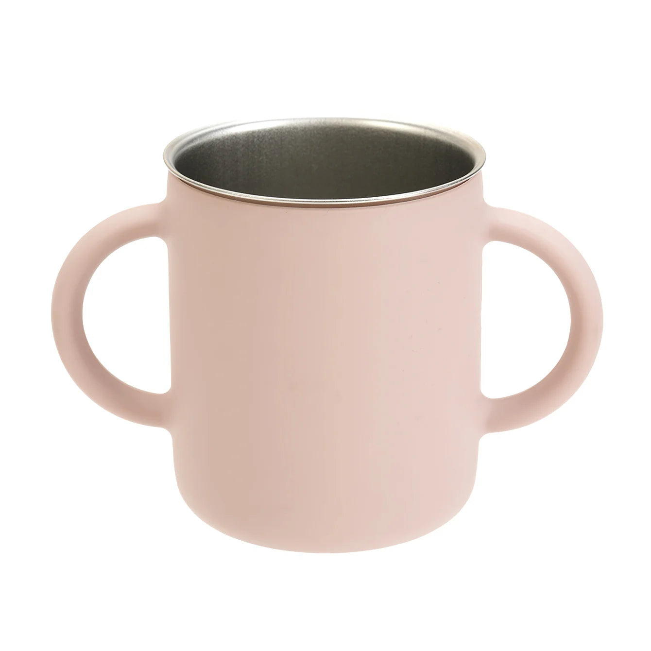 2-in-1 Silicone Baby Cup with Detachable Stainless-Steel Inner | Oliver & Company Montessori Toys